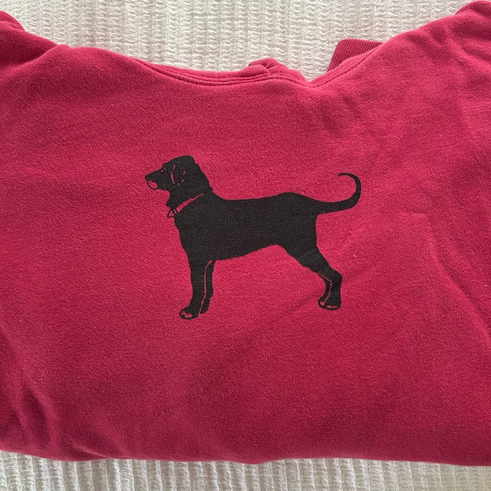 The Black Dog Sweatshirt - size Medium (pink)
